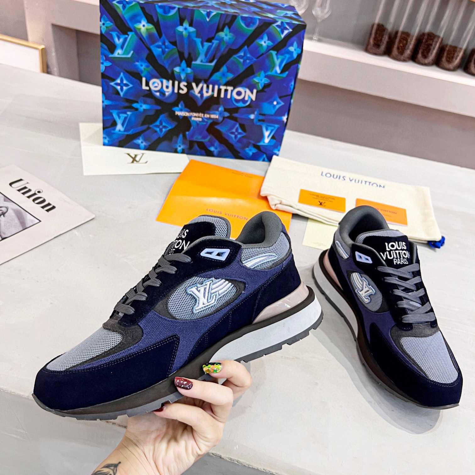 Louis Vuitton Run Away Sneaker      - DesignerGu