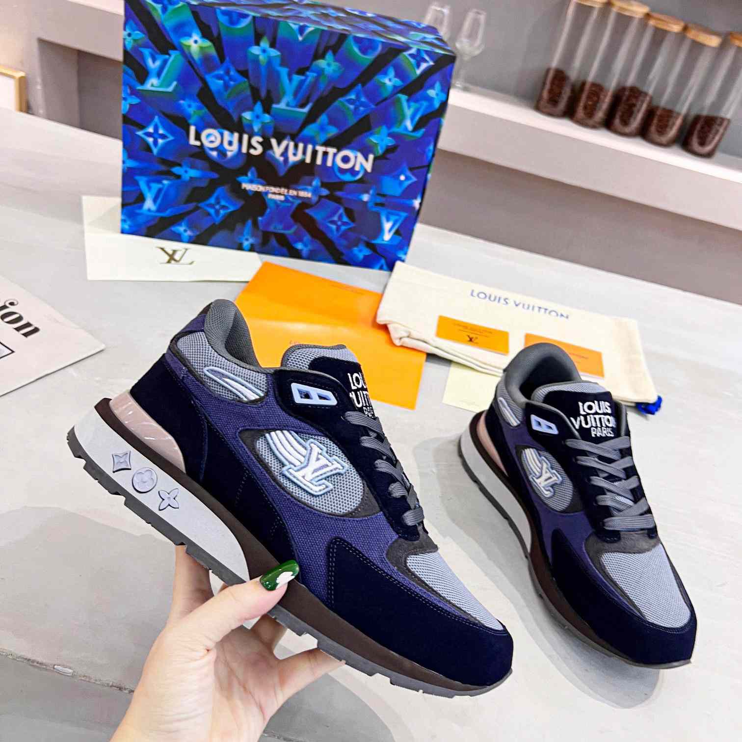 Louis Vuitton Run Away Sneaker      - DesignerGu