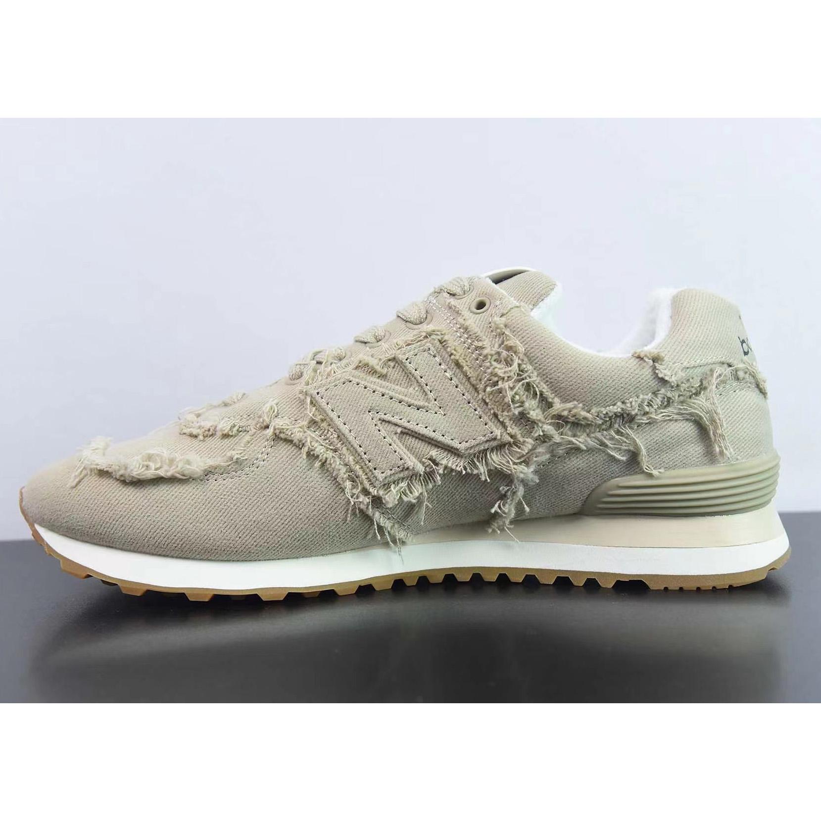 New Balance 574 x Miu Women's Miu Denim Sneakers - DesignerGu