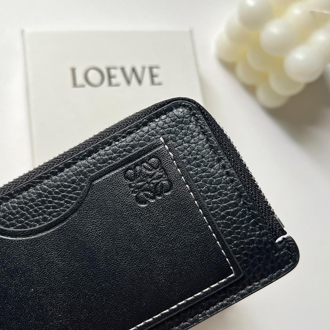 Loewe Coin Cardholder In Soft Grained Calfskin - DesignerGu