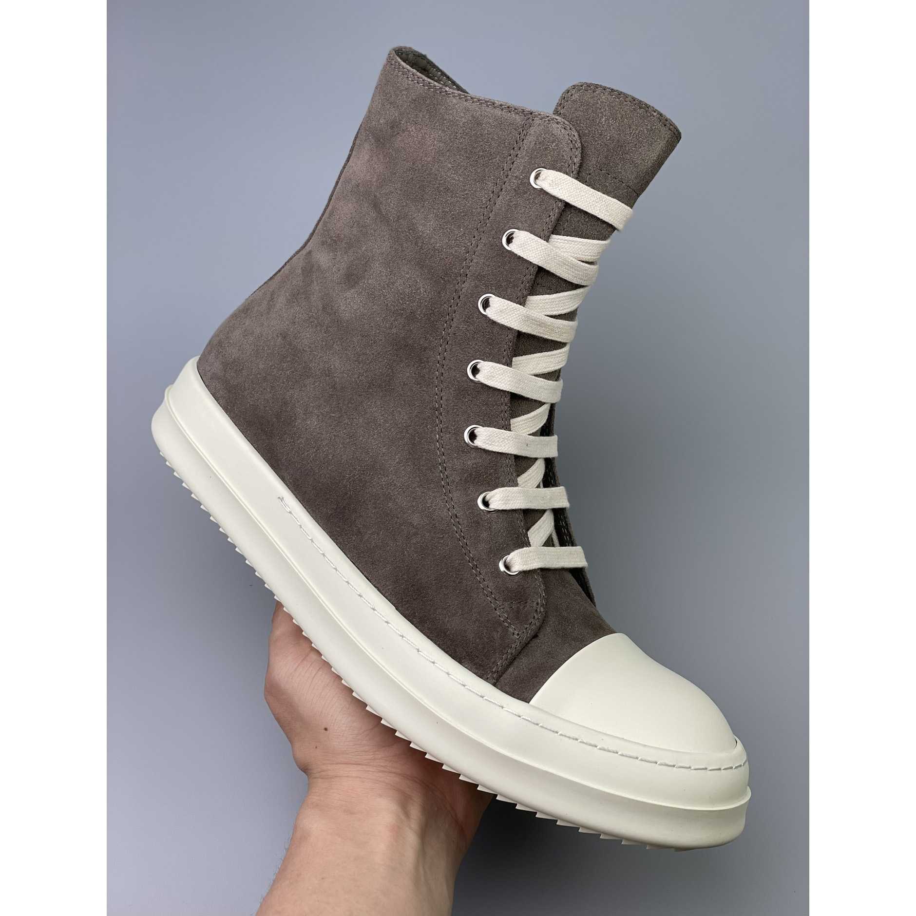 Rick Owens Strobe High-Top Sneakers - DesignerGu