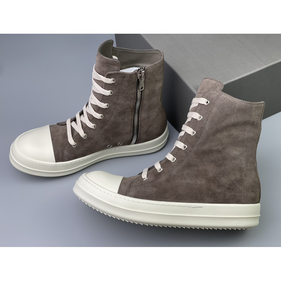 Rick Owens Strobe High-Top Sneakers - DesignerGu