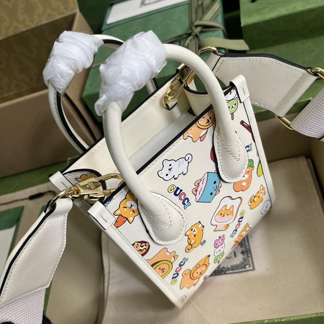 Gucci Animal Print Mini Tote Bag(16-20-7cm) - DesignerGu