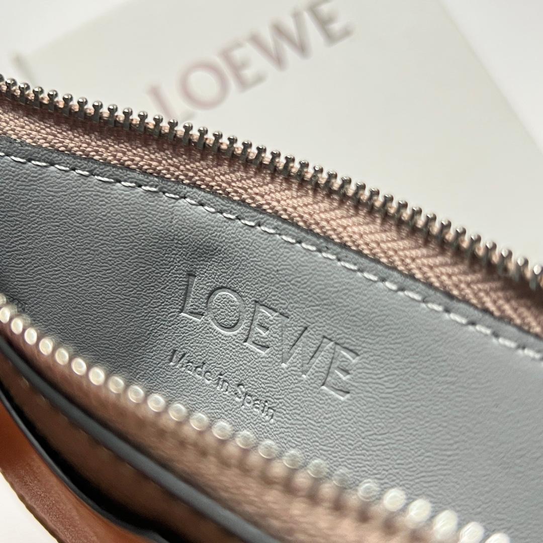 Loewe Coin Cardholder In Soft Grained Calfskin - DesignerGu