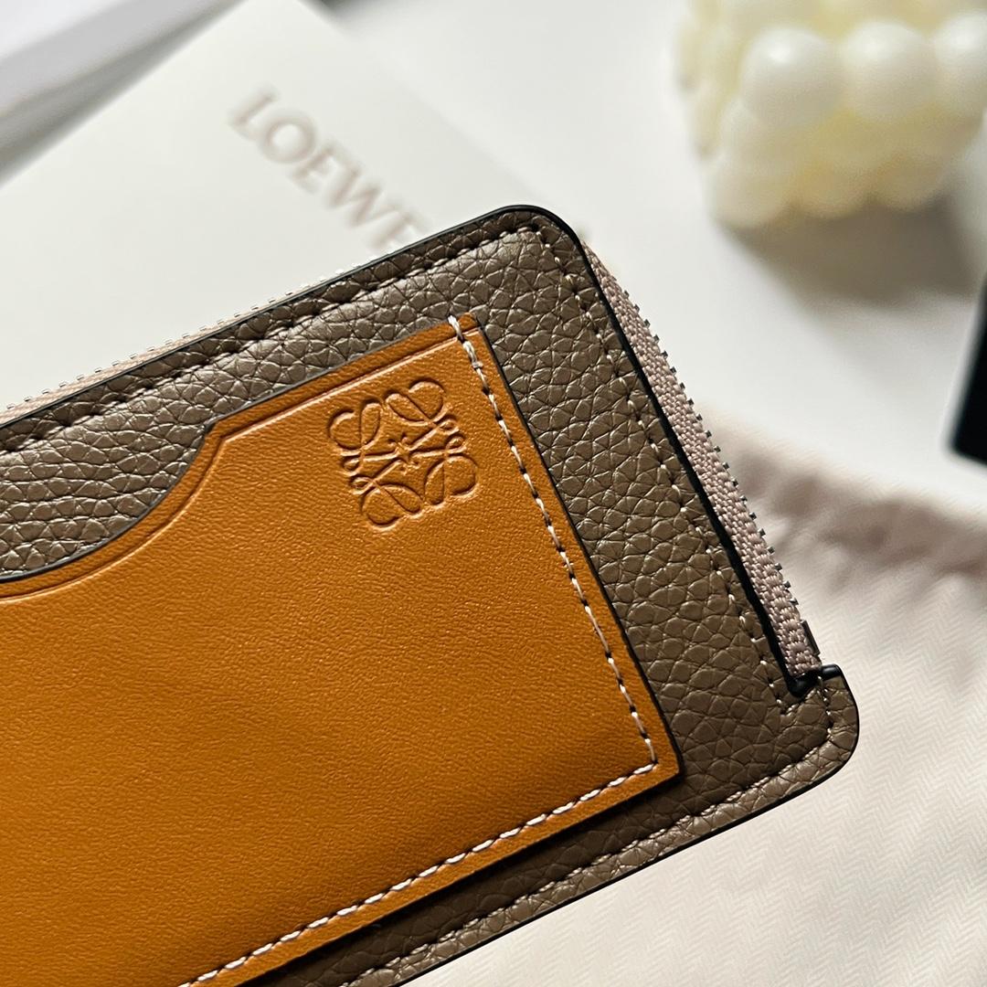 Loewe Coin Cardholder In Soft Grained Calfskin - DesignerGu