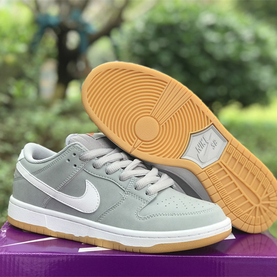 Nike SB Dunk Low “Grey Gum” Sneakers     DV5464-001 - DesignerGu