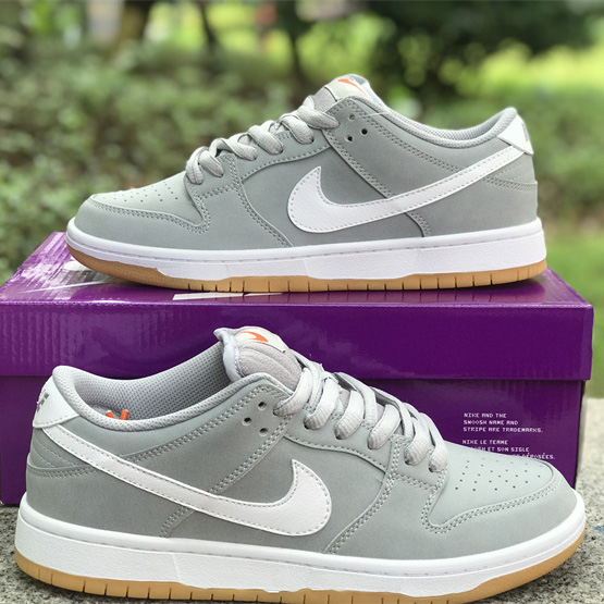 Nike SB Dunk Low “Grey Gum” Sneakers     DV5464-001 - DesignerGu