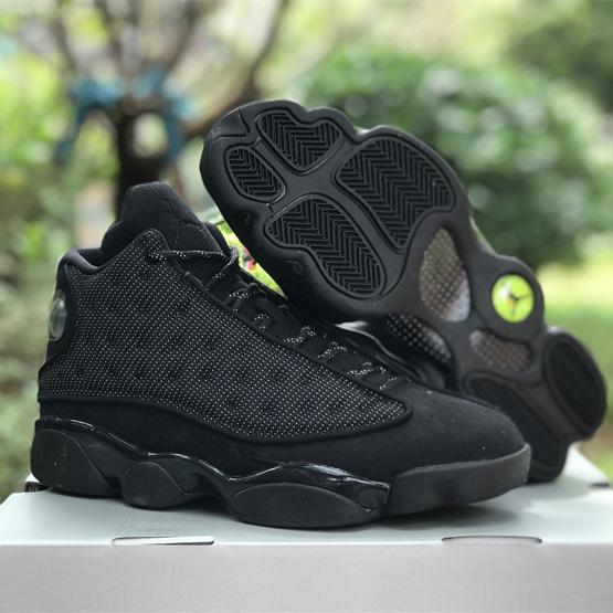 Air Jordan 13 “Black Cat” Sneakers     414571-011 - DesignerGu