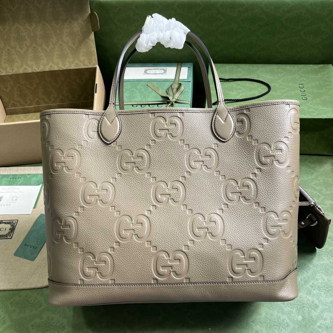 Gucci Jumbo GG Large Tote Bag(40-33-19CM) - DesignerGu