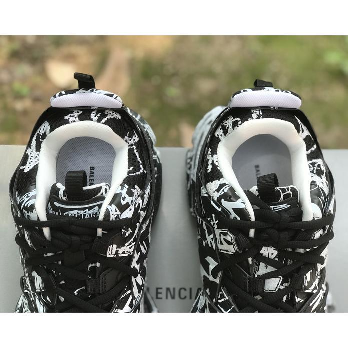 Balenciaga Track Graffiti Sneaker In Black - DesignerGu