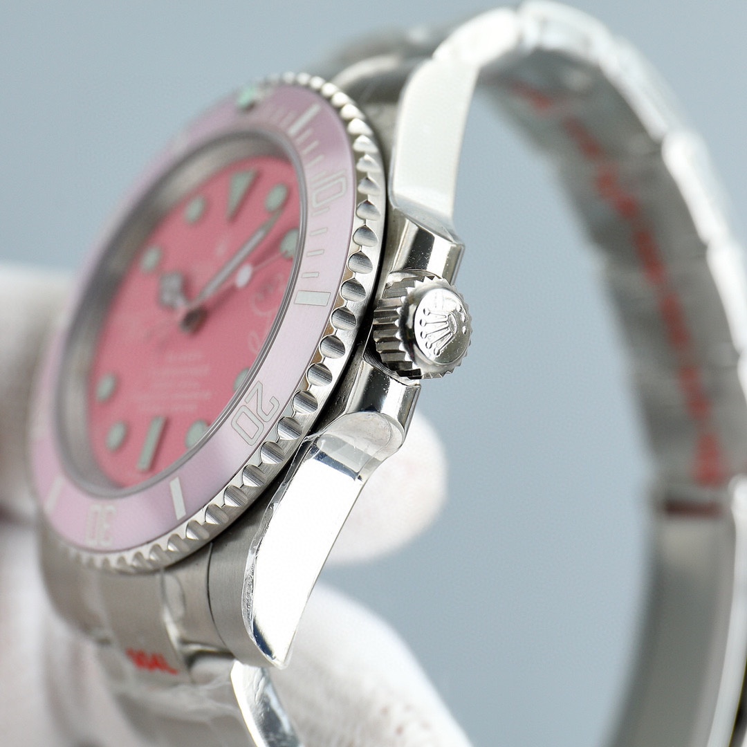 Rolex Submariner Pink Dial Watch - DesignerGu