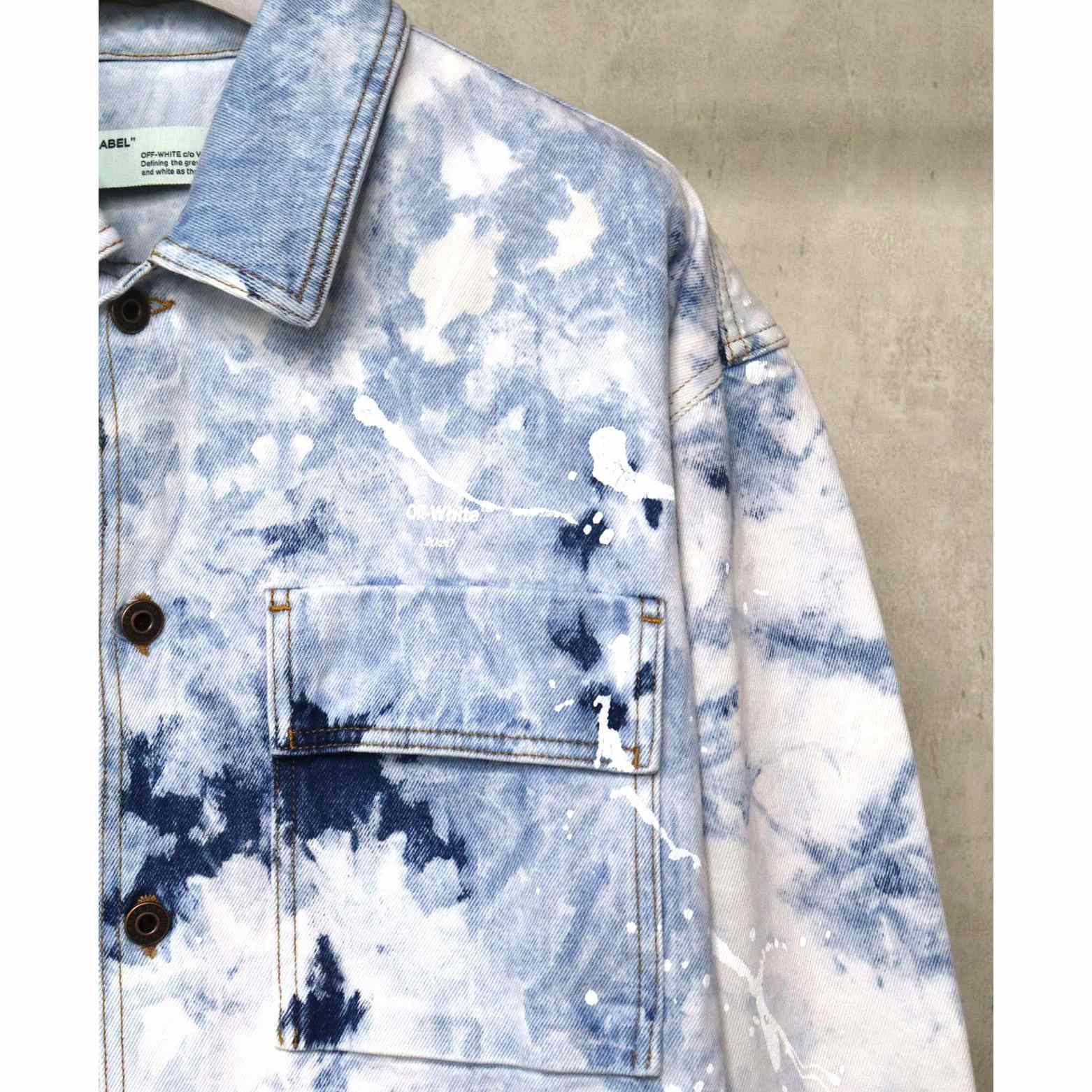 Off-White Men's Skater Heaven Denim Jacket - DesignerGu