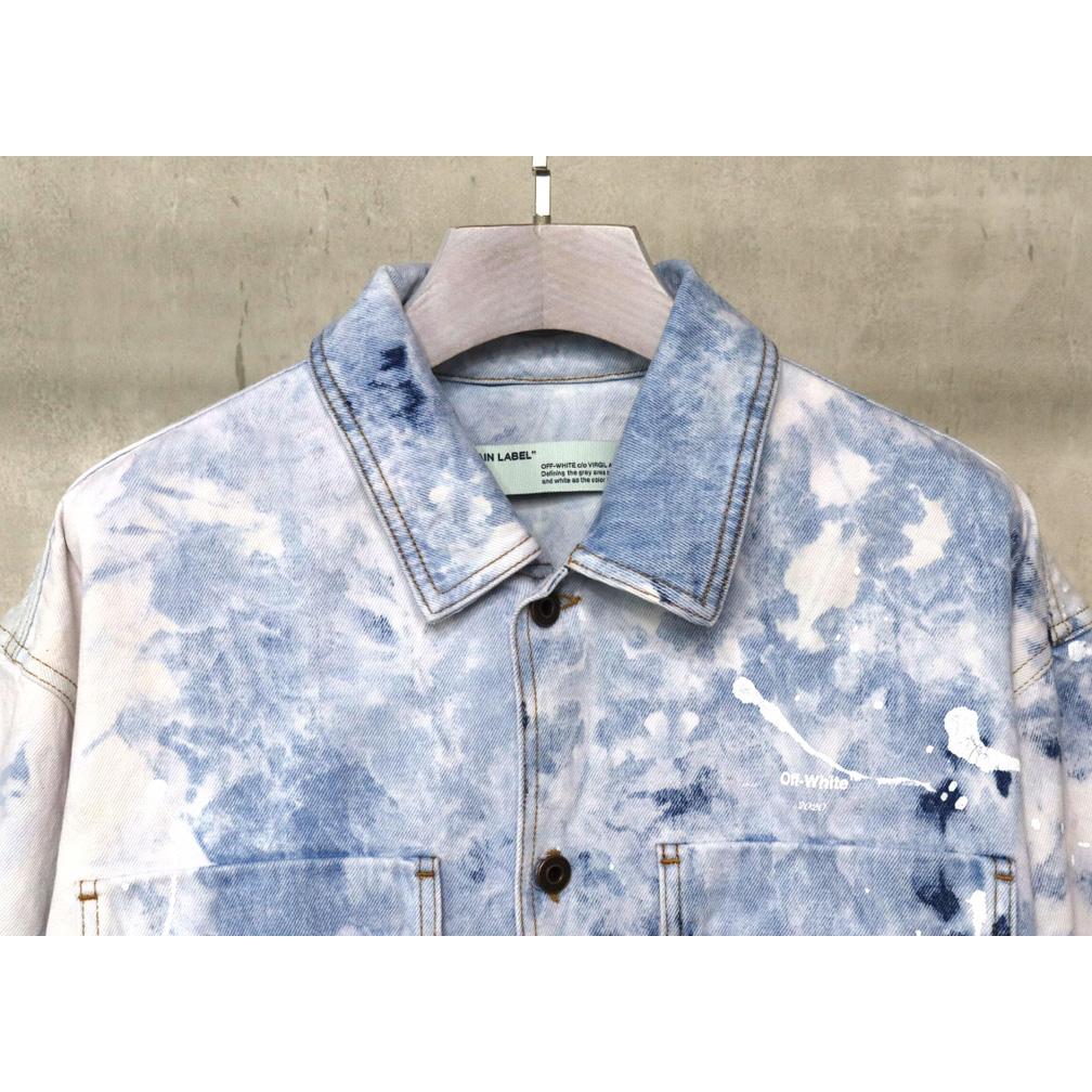 Off-White Men's Skater Heaven Denim Jacket - DesignerGu