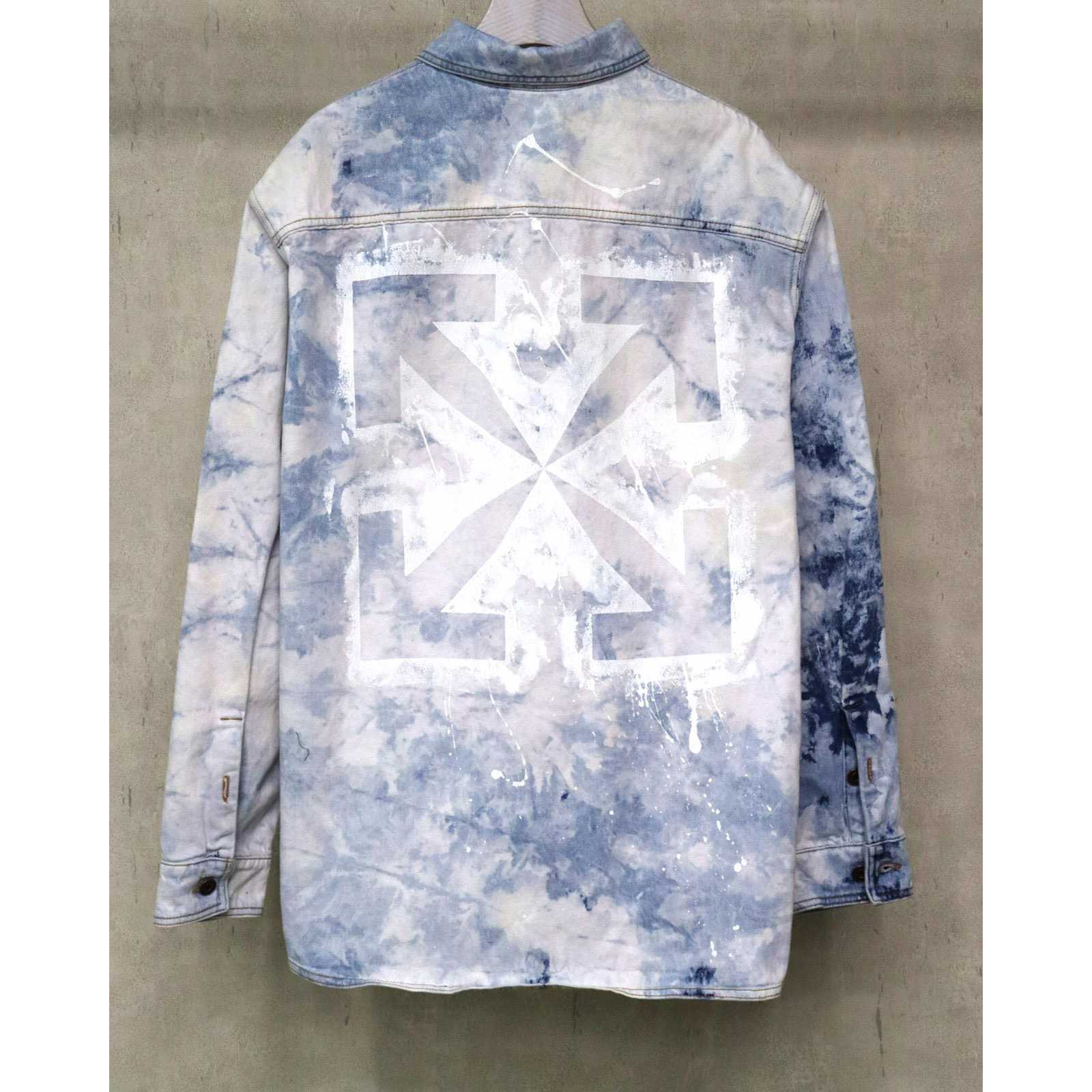 Off-White Men's Skater Heaven Denim Jacket - DesignerGu