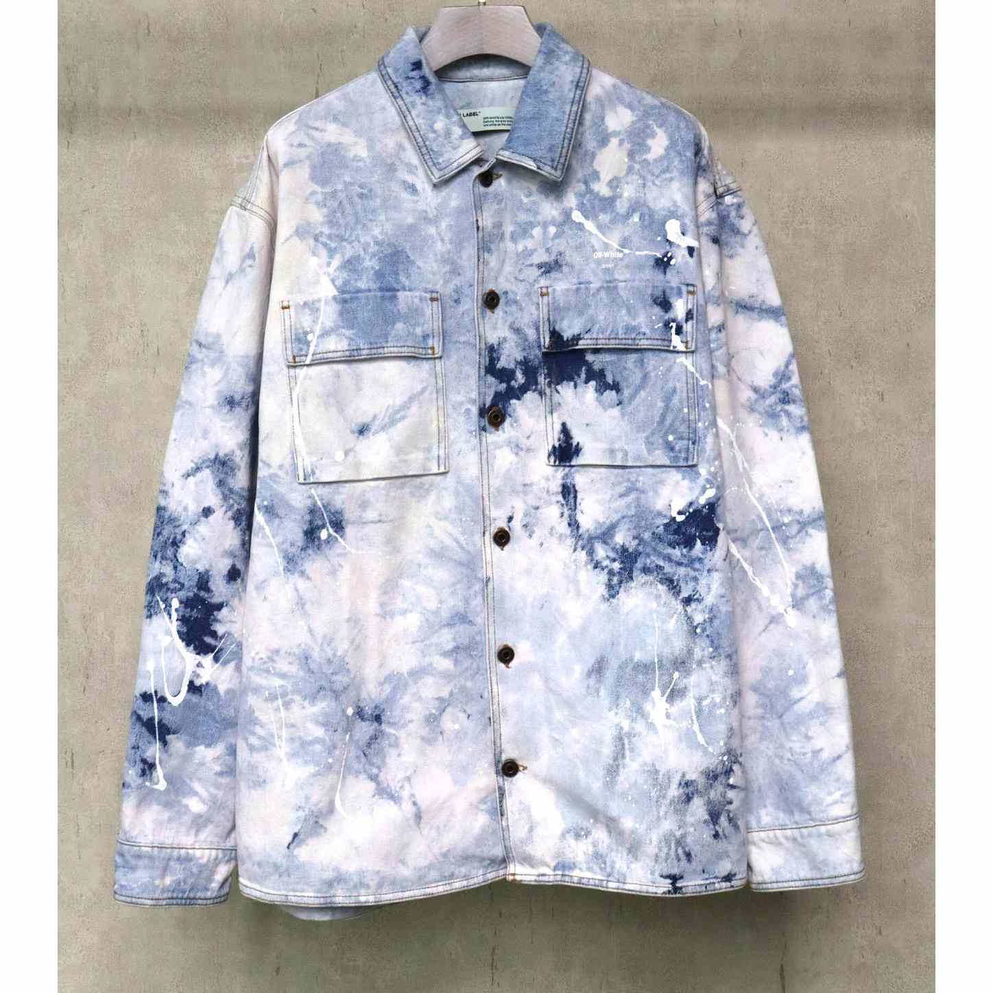 Off-White Men's Skater Heaven Denim Jacket - DesignerGu