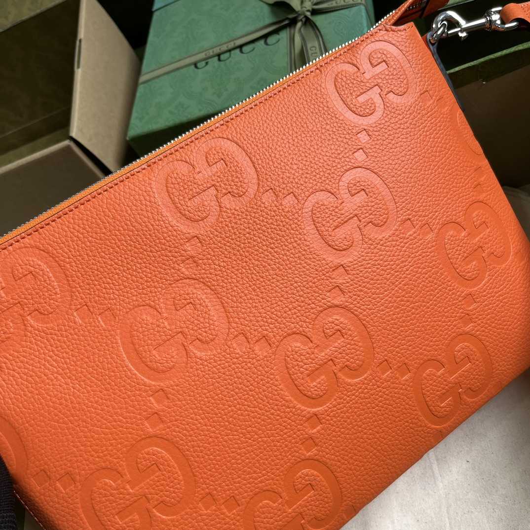 Gucci Jumbo GG Medium Messenger Bag(31-24.5-5cm) - DesignerGu