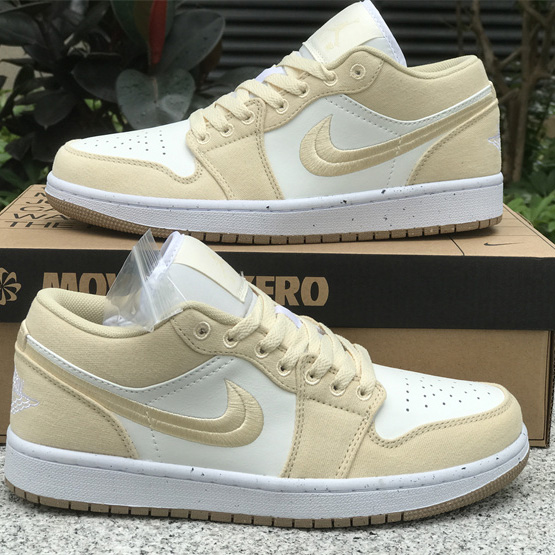 Air Jordan 1 Low SE “Canvas” Sneaker      FN3722-701 - DesignerGu