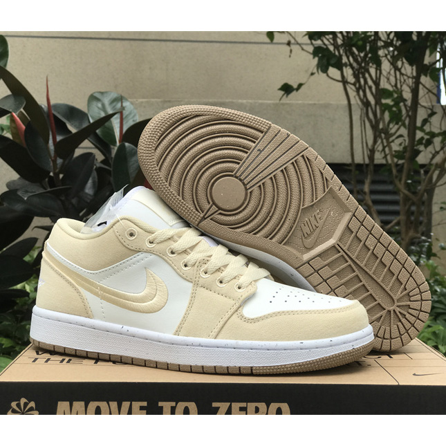 Air Jordan 1 Low SE “Canvas” Sneaker      FN3722-701 - DesignerGu