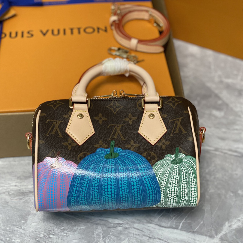 Louis Vuitton LV x YK Speedy Bandoulière 20  (20.5 x 13.5 x 12cm)       M46469 - DesignerGu