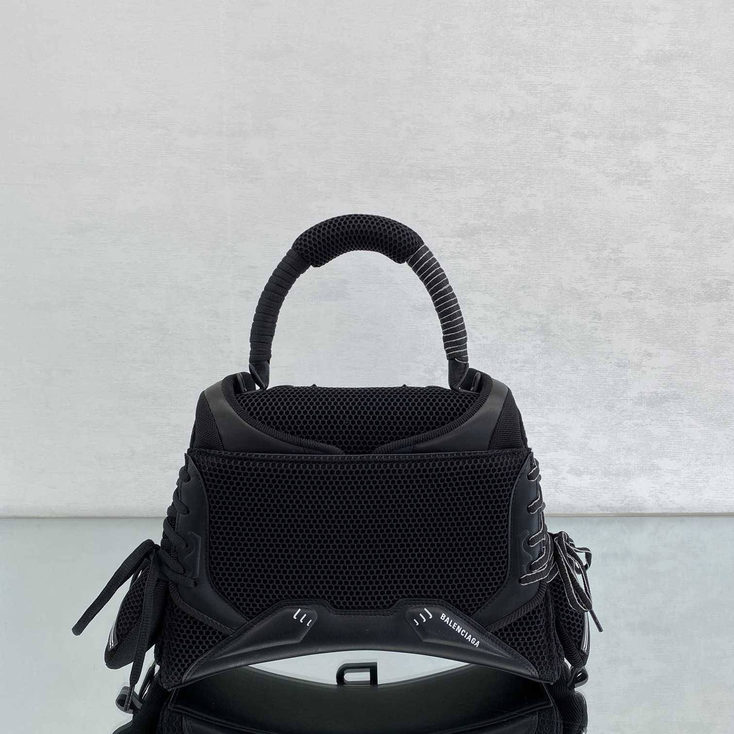 Balenciaga SneakerHead Medium Handbag In Black - DesignerGu