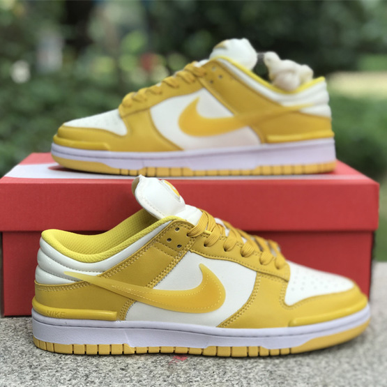 Nike Dunk Low Twist “Vivid Sulfur” Sneakers        DZ2794-100 - DesignerGu