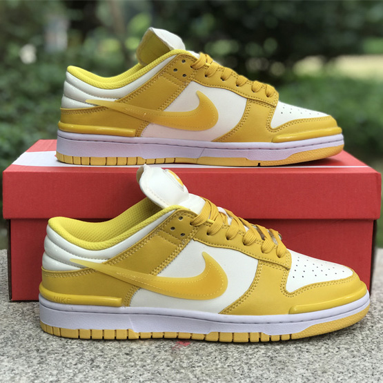 Nike Dunk Low Twist “Vivid Sulfur” Sneakers        DZ2794-100 - DesignerGu