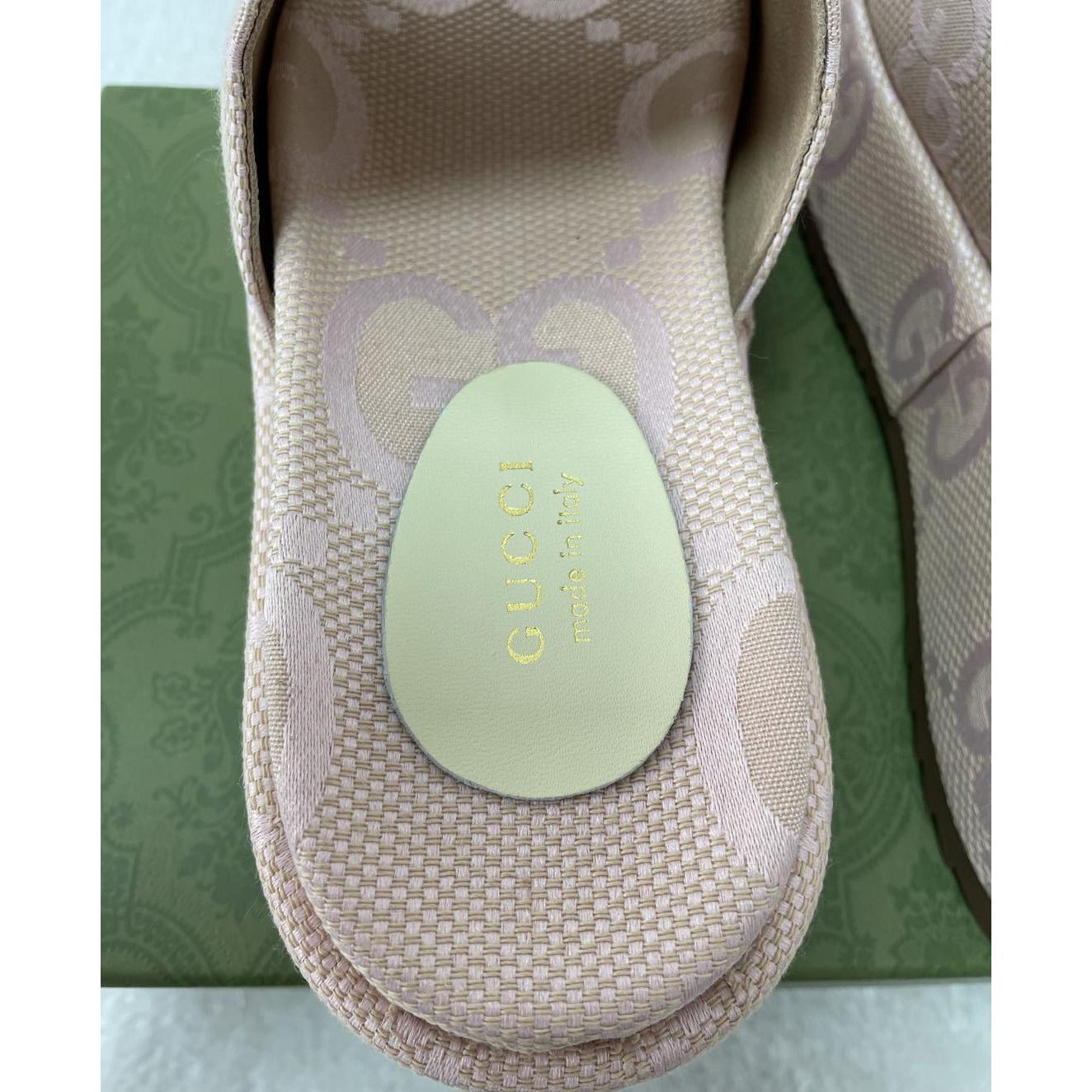 Gucci Women's Jumbo GG Platform Slide Sandal - DesignerGu