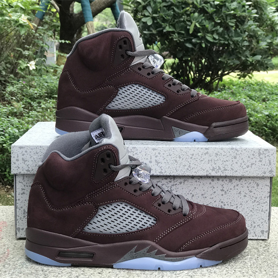 Air Jordan 5 “Burgundy” Sneakers      DZ4131-600 - DesignerGu