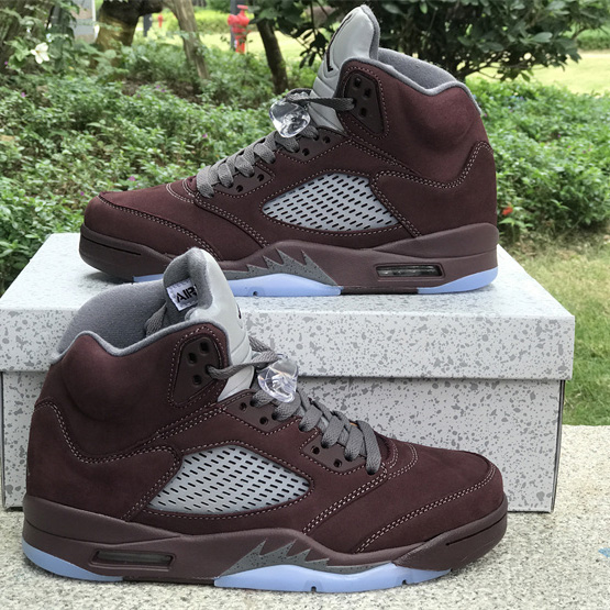 Air Jordan 5 “Burgundy” Sneakers      DZ4131-600 - DesignerGu