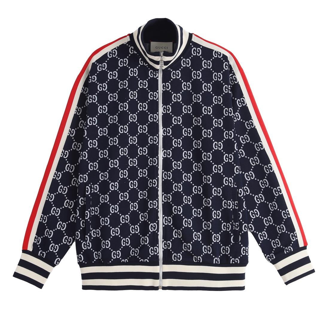 Gucci GG Jacquard Cotton Jacket - DesignerGu
