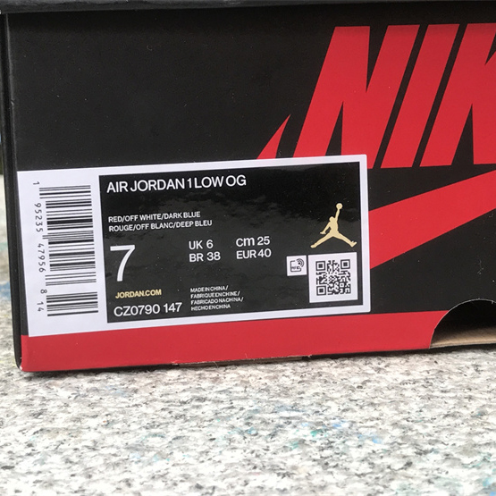 Air Jordan 1 Low Sneaker  CZ0790-147 - DesignerGu