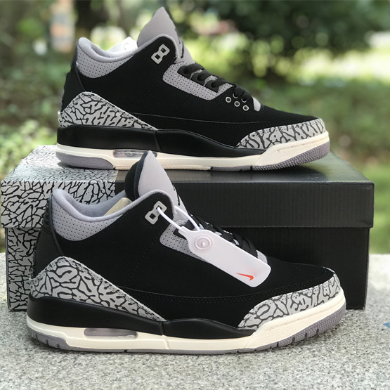 Air Jordan 3 WMNS “Off Noir” Sneakers   CK9246-001  - DesignerGu