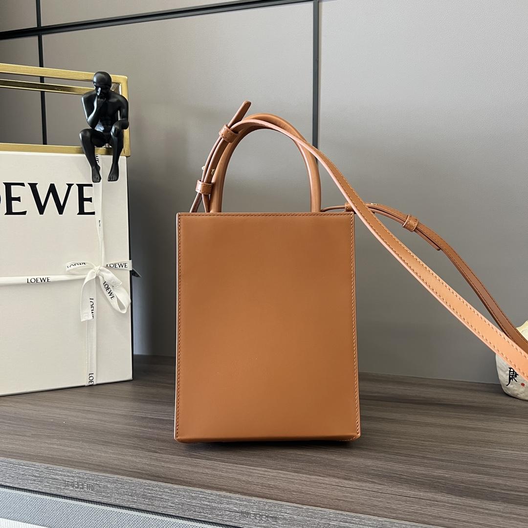 Loewe Standard A5 Tote In Sleek Calfskin - DesignerGu