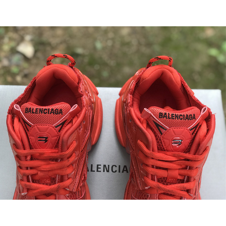 Balenciaga Runner Sneaker In Red - DesignerGu