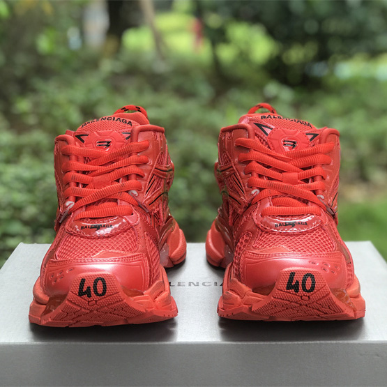 Balenciaga Runner Sneaker In Red - DesignerGu