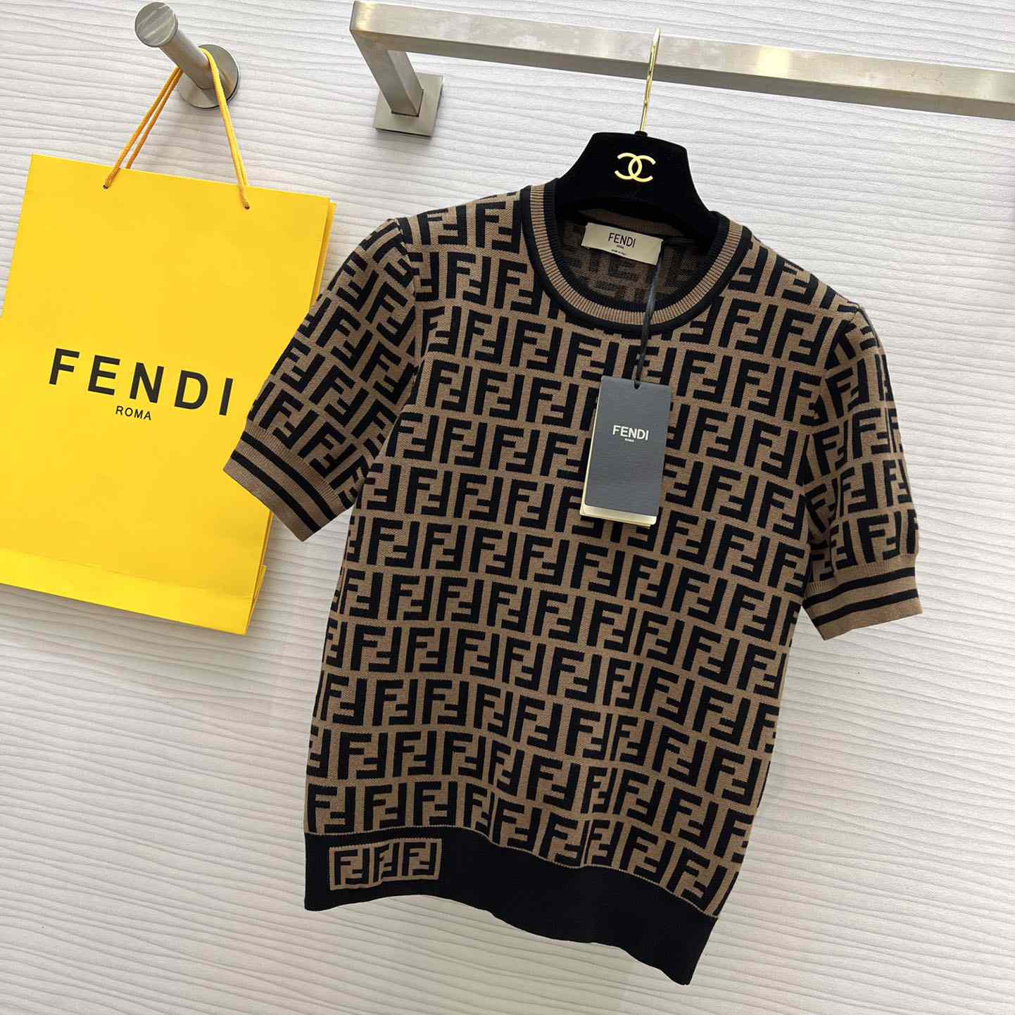 Fendi Fabric FF Motif Sweater - DesignerGu