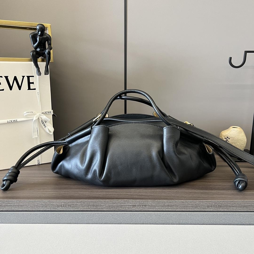 Loewe Paseo Bag In Shiny Nappa Calfskin - DesignerGu