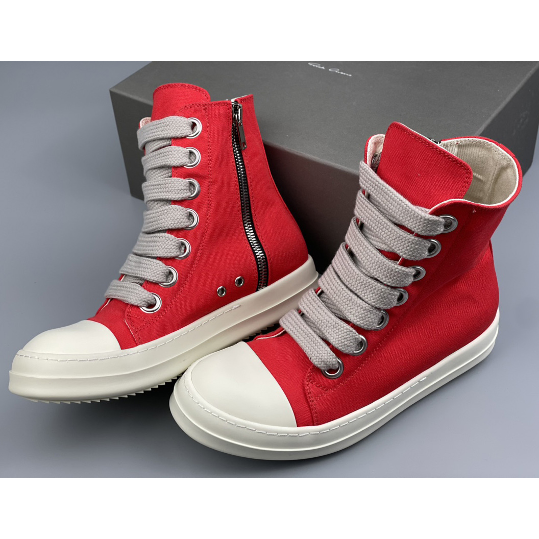 Rick Owens High-Top Sneakers - DesignerGu