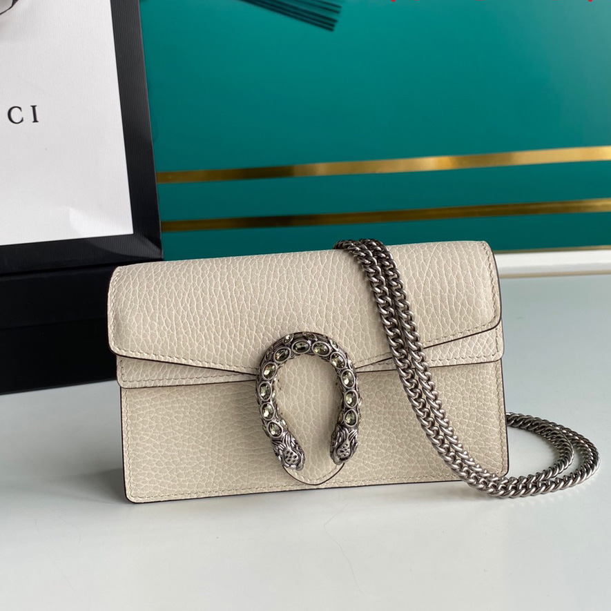 Gucci Dionysus Super Mini Leather Bag(16.5-10-4.5cm)    - DesignerGu