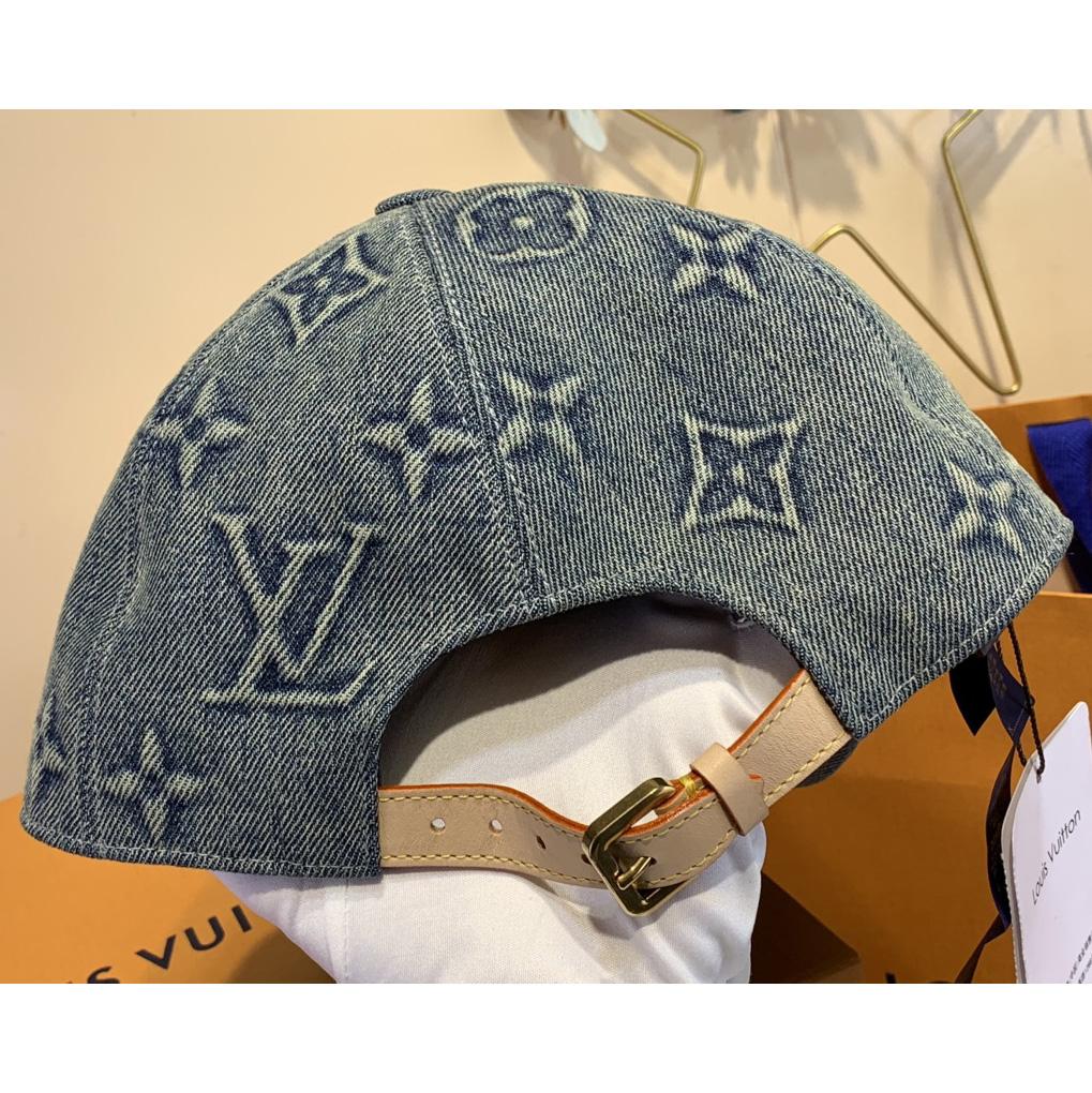 Louis Vuitton Monogram Washed Denim Cap - DesignerGu