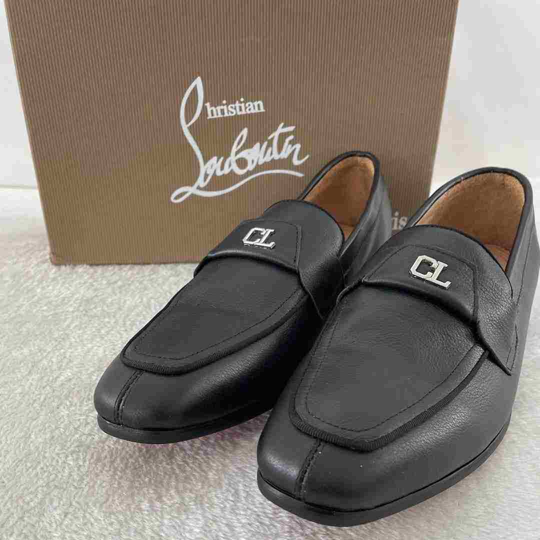 Christian Louboutin Varsimoc Loafers - Calf leather - Black - DesignerGu