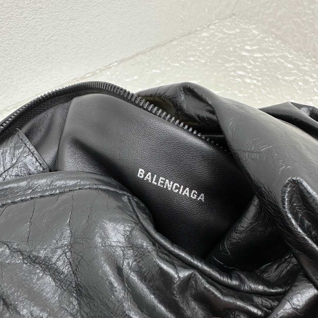 Balenciaga Puffer Small Bag In Black - DesignerGu