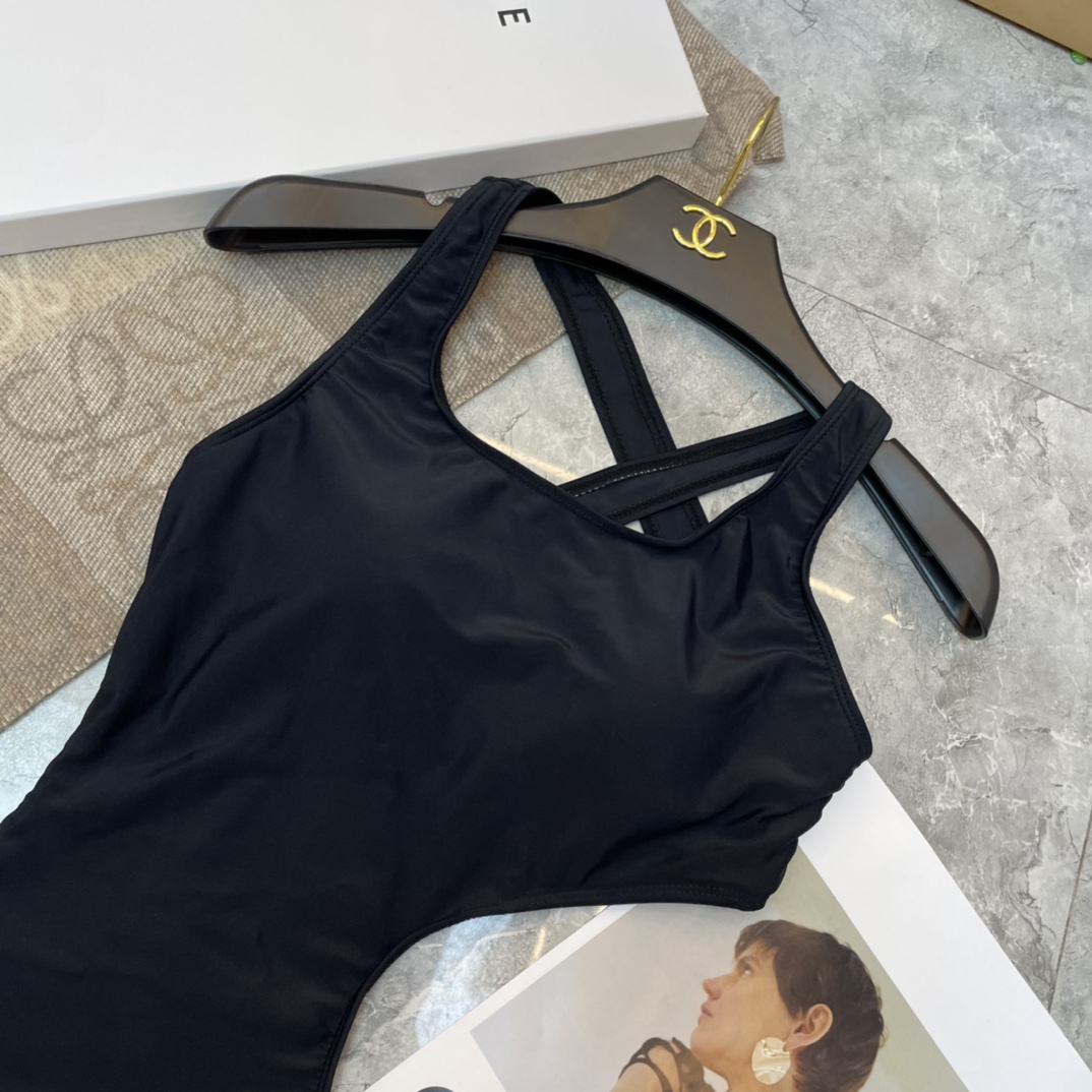 Celine Triomphe Swimsuit In Matte Jersey - DesignerGu