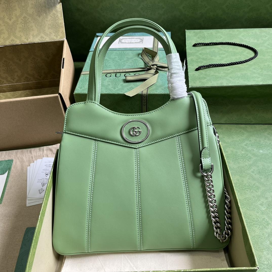 Gucci Petite GG Small Tote Bag (28-21-6.5cm) - DesignerGu
