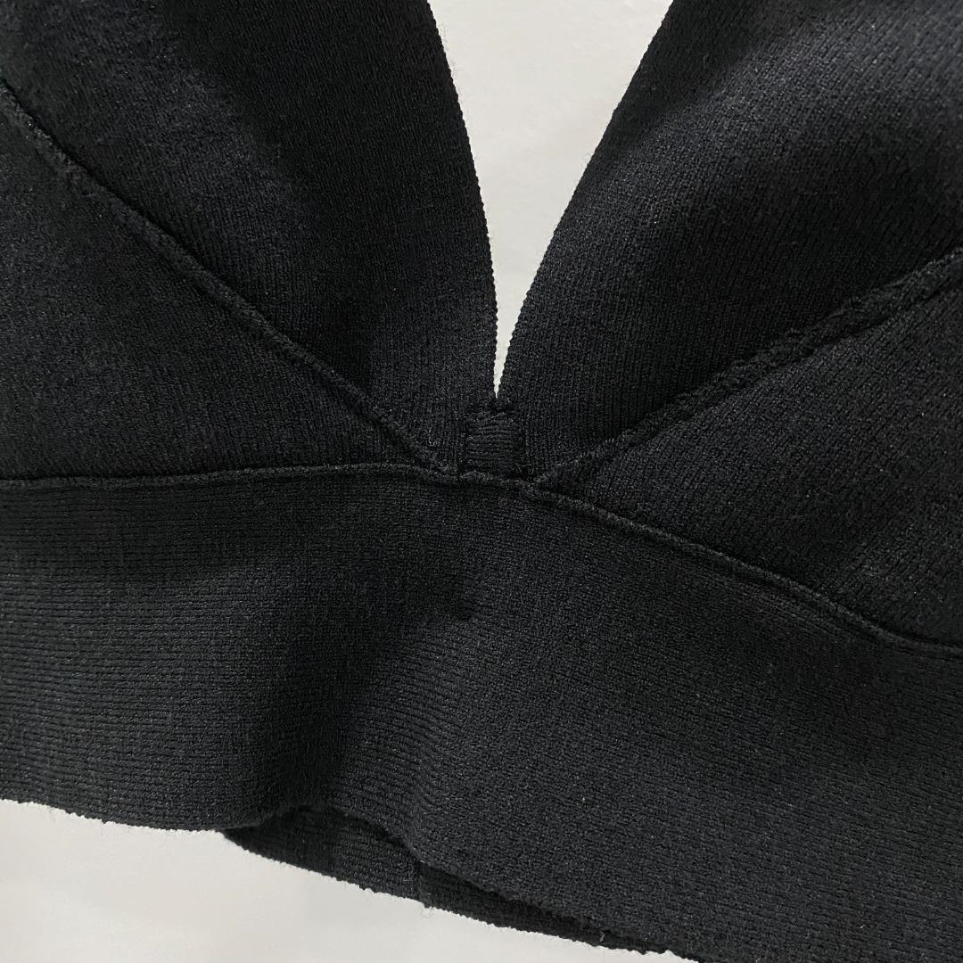 Rick Owens Sling Bra Knit Top - DesignerGu