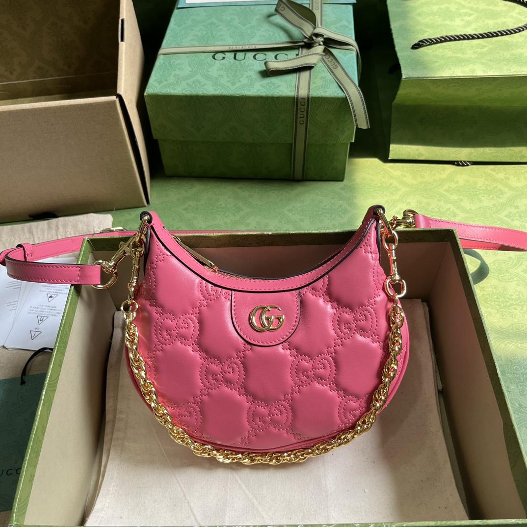 Gucci GG Matelasse Mini Bag(21x 14x 6cm) - DesignerGu