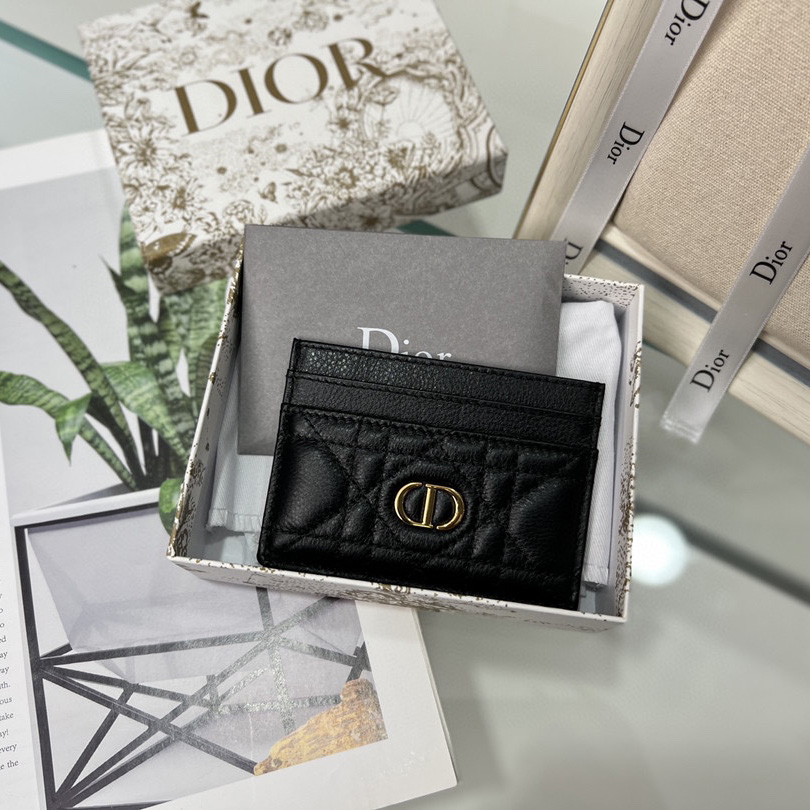 Dior Caro Five-Slot Card Holder - DesignerGu