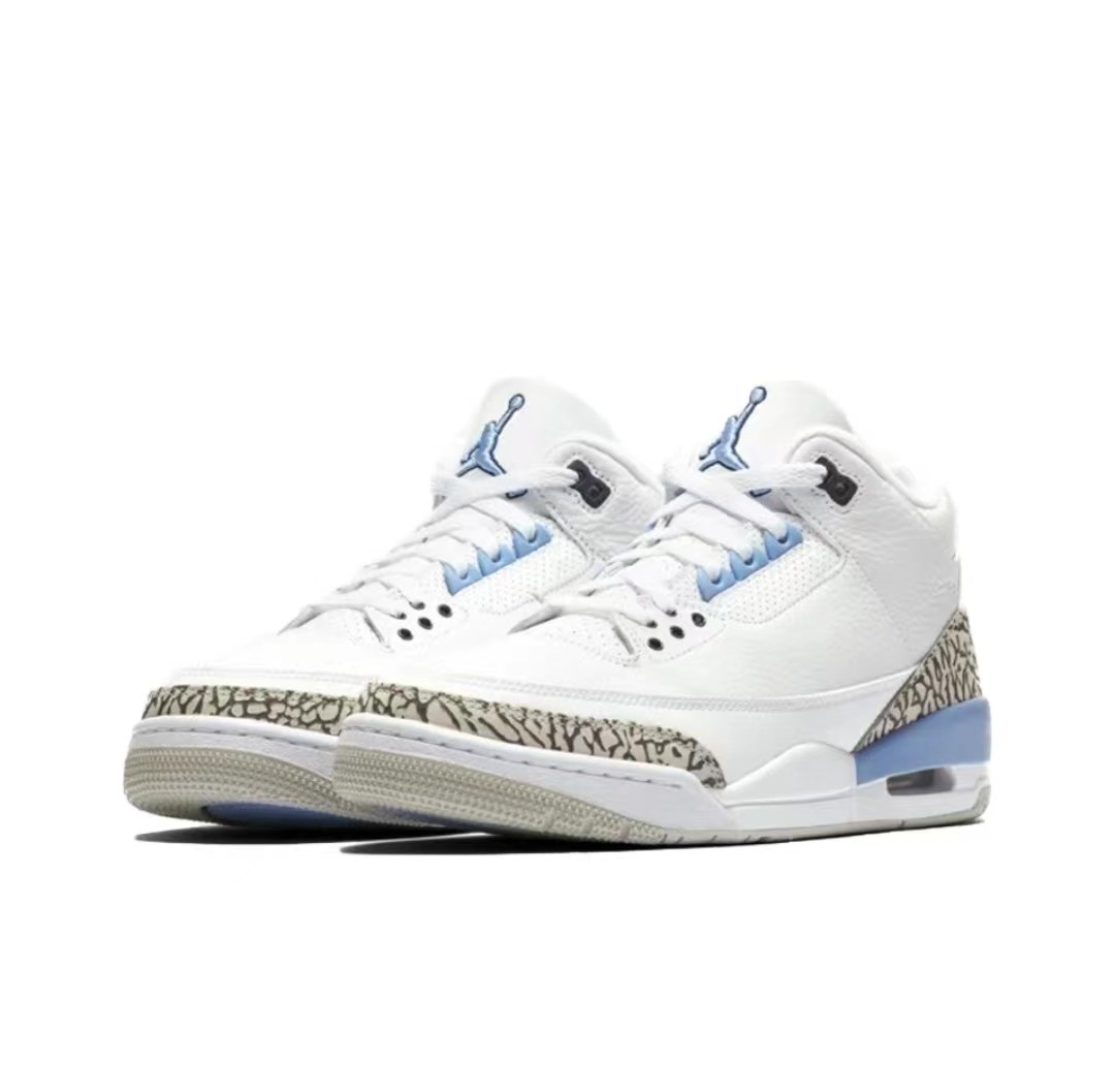 Air Jordan 3 Retro Unc Basketball Shoes   CT8532-104 - DesignerGu
