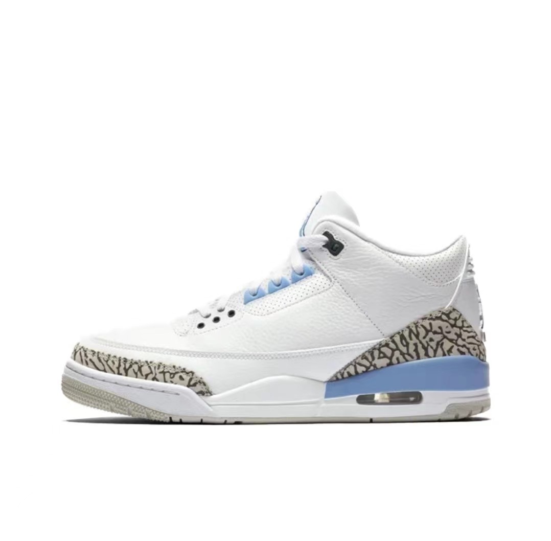 Air Jordan 3 Retro Unc Basketball Shoes   CT8532-104 - DesignerGu