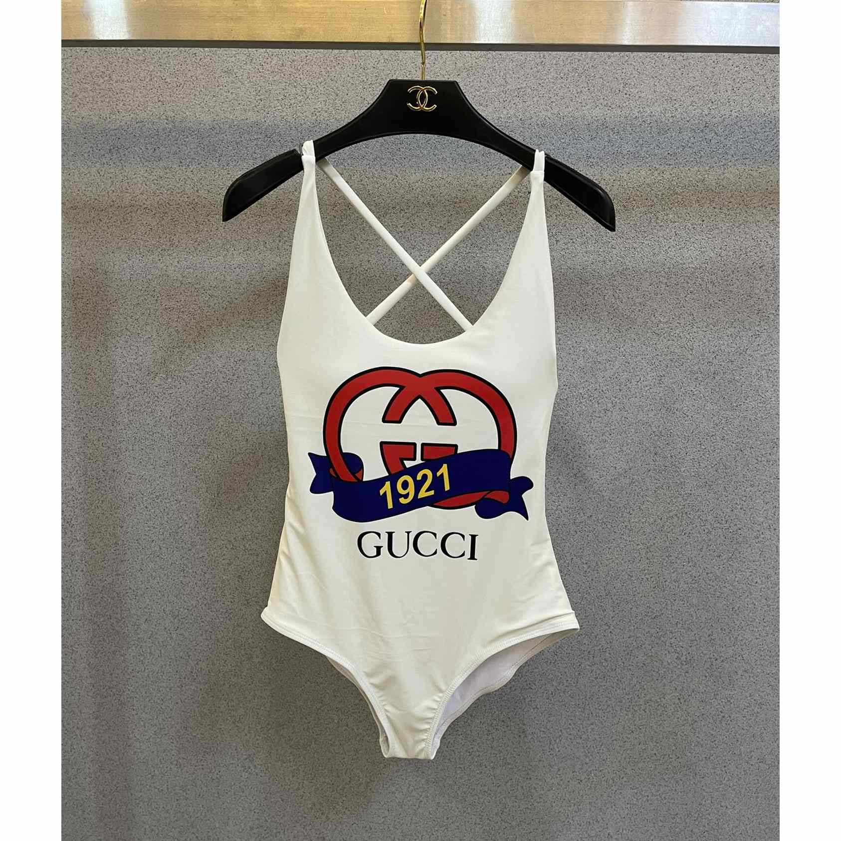 Gucci Sparkling Jersey Swimsuit - DesignerGu